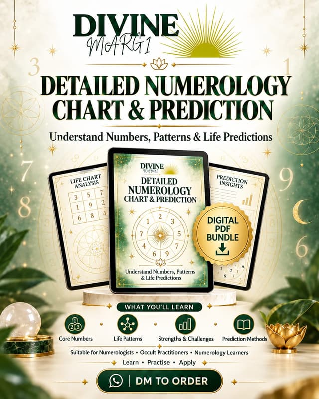 Detailed Chart & Prediction PDF of Numerology
